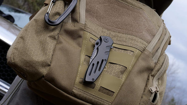 Custom Engraved Smith & Wesson Pocket Knife - Handwriting Signature - Personalized Black Tactical Gift