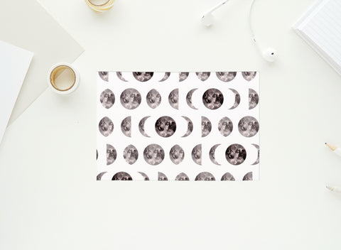 Moonphases - 4x6 Postcard