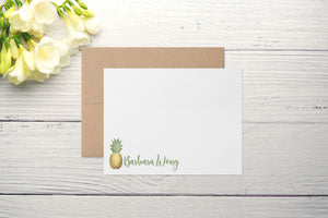 Pineapple Notes - Custom Flat Notecards