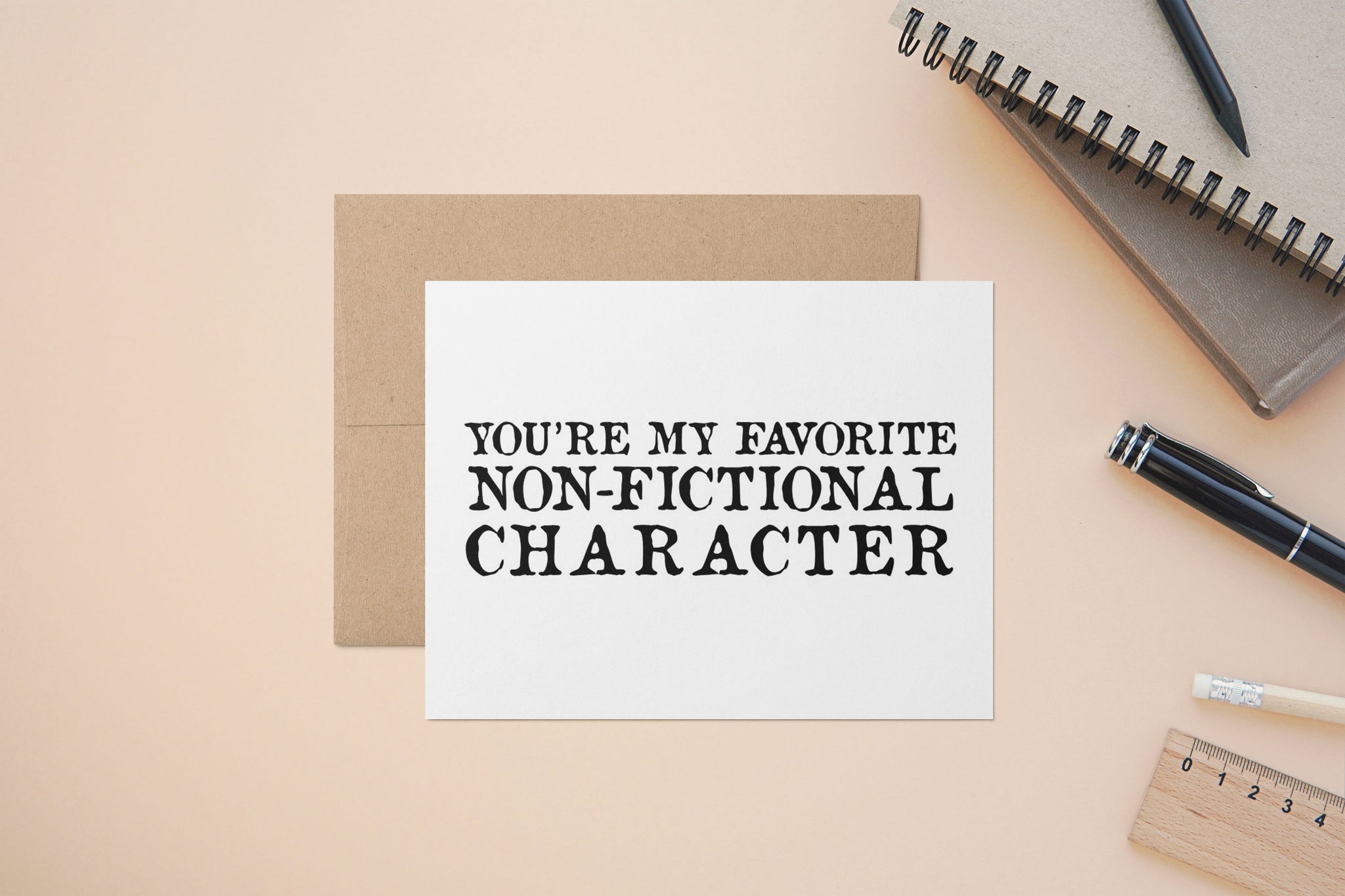 Bookish Cards, Birthday, Anniversary, Congrats, A2 Size Greeting Card