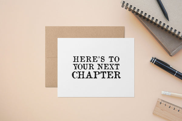 Bookish Cards, Birthday, Anniversary, Congrats, A2 Size Greeting Card