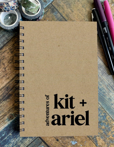Modern Adventures Cover - Destination Memories - Scrapbook - Hardcover Spiral Bound Journal - Travel Log Book