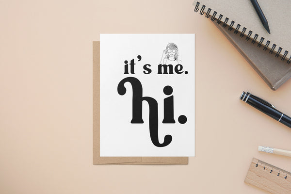 ts cards, Next Era, Cardigan, It's Me Hi, 22, Alchemy, A2 Size Greeting Card