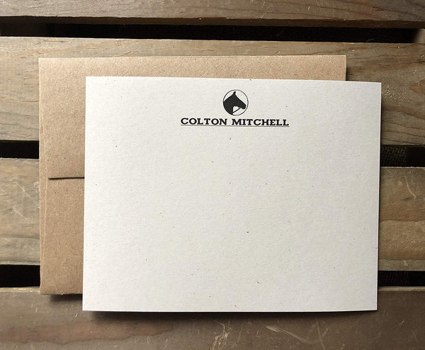 Horse Notes - Custom Flat Notecards