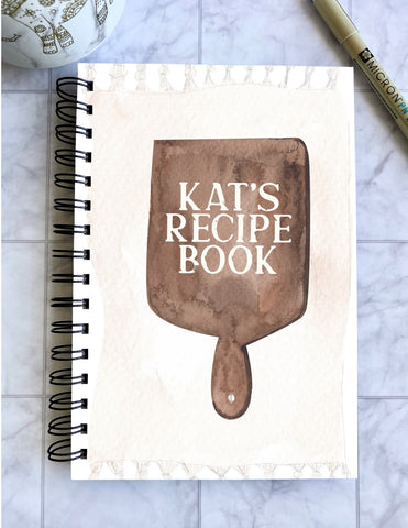 Cutting Board - Personalized Hardcover Recipe Journal