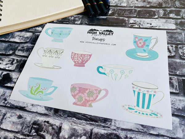 Teacups Stickers