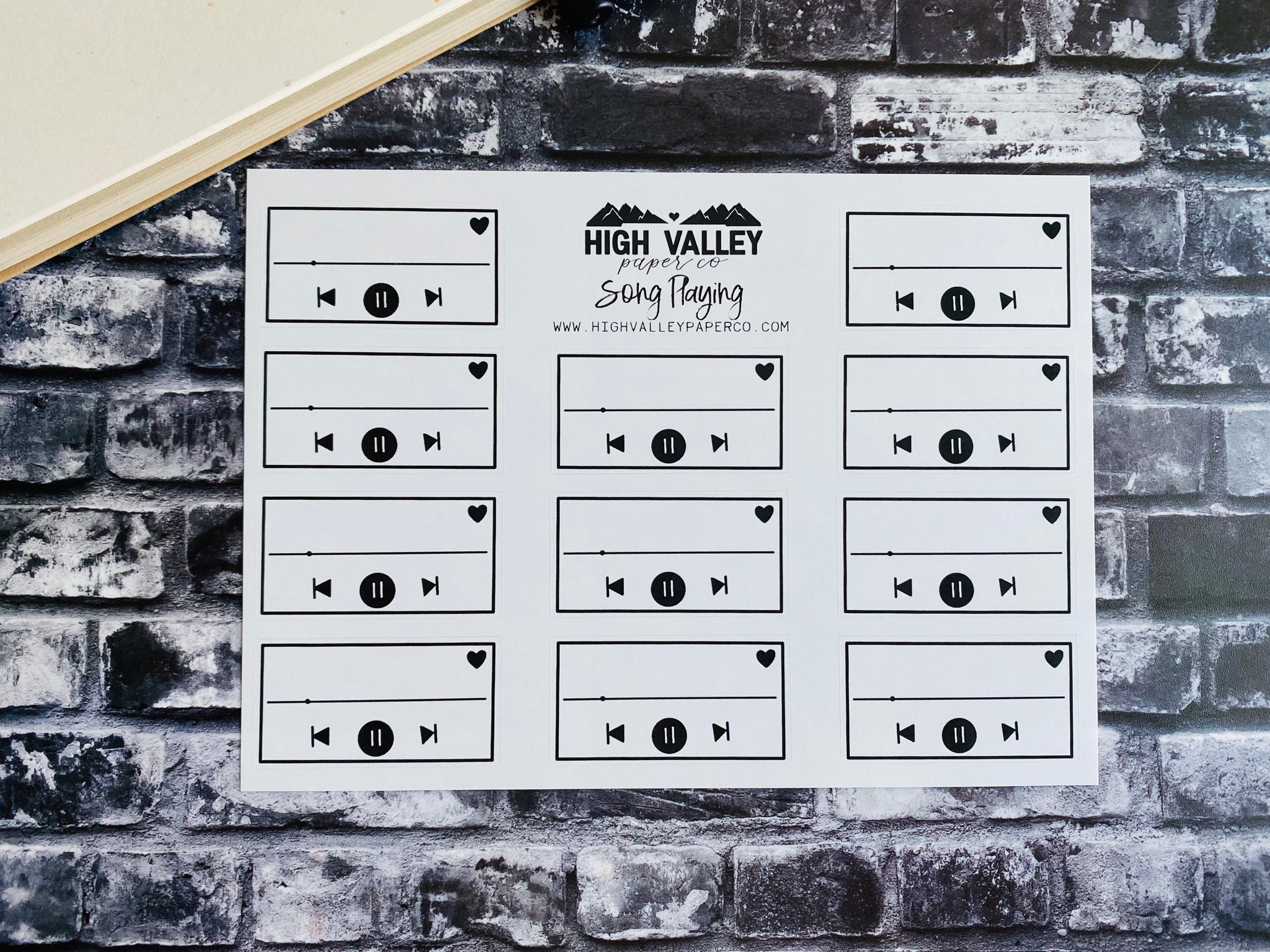 Song Playing Stickers
