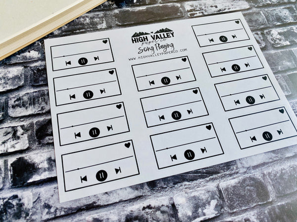 Song Playing Stickers
