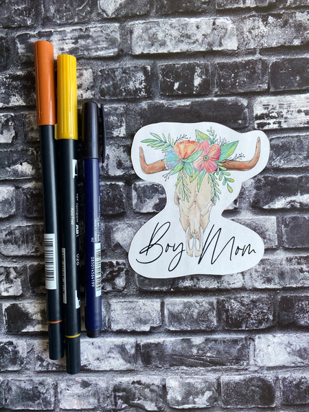 Boy Mom Sticker