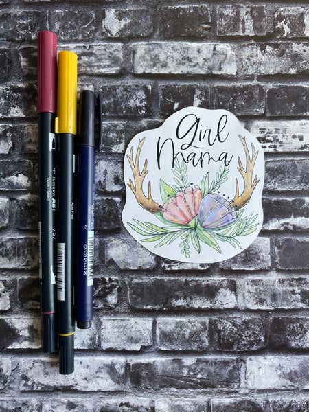 Girl Mom Sticker