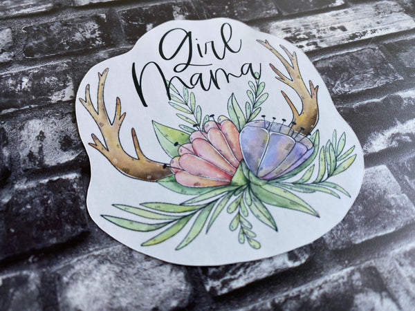 Girl Mom Sticker