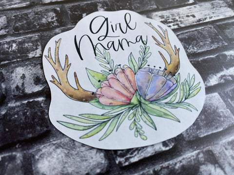 Girl Mom Sticker