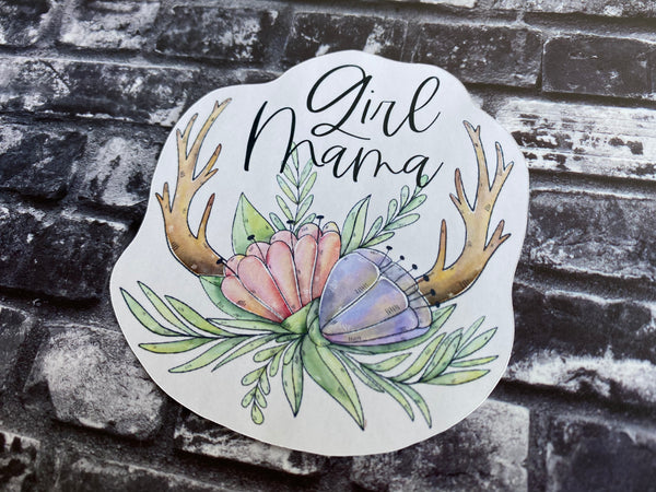 Girl Mom Sticker