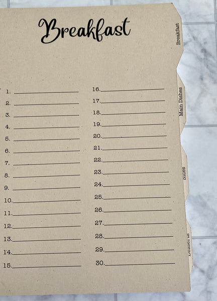 Shit I Can Cook - Personalized Hardcover Recipe Journal