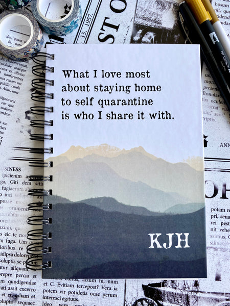 Self Quarantine - Custom Journal or Scrapbook