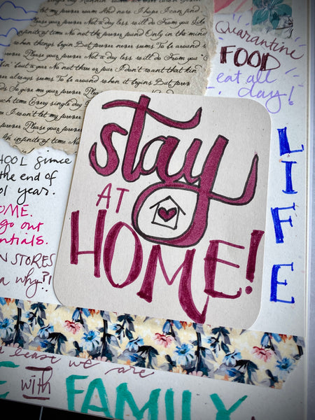 Self Quarantine - Custom Journal or Scrapbook