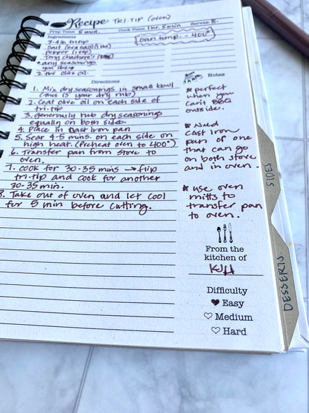 Shit I Can Cook - Personalized Hardcover Recipe Journal