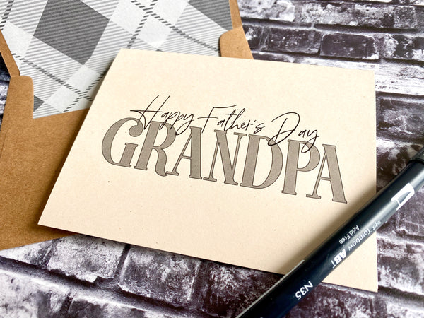 Happy Father's Day - Personalized Greeting Card