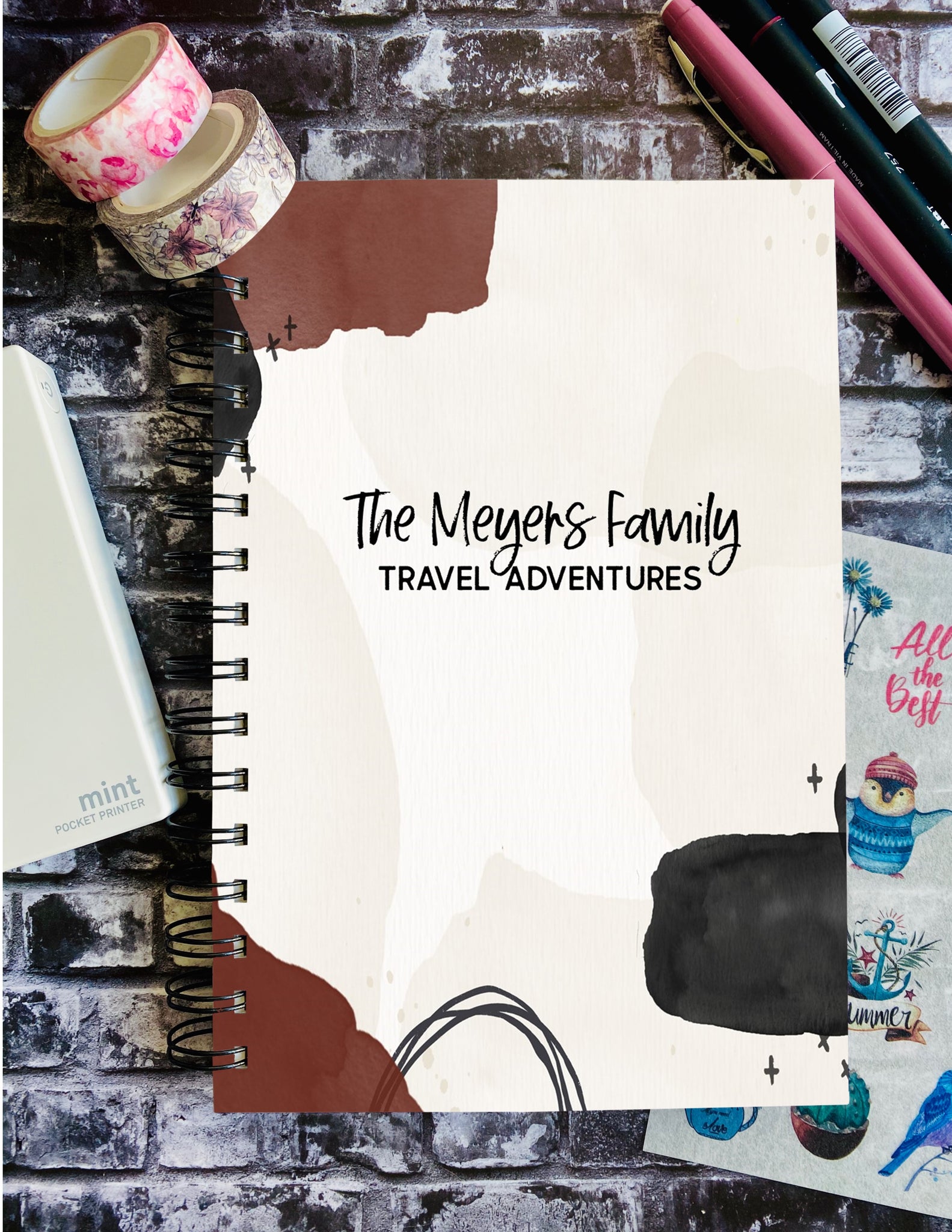 Travel Scrapbook Supplies: Travel Log