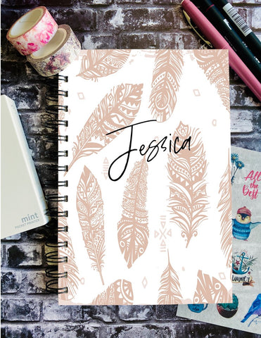 Feathers - Custom Journal or Scrapbook